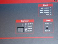 Dolby SA 10 Bedien Panel